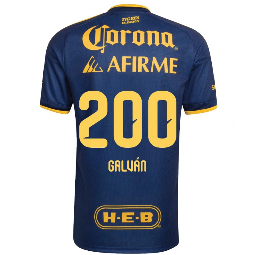 Danxen Damen Isaias Galván #200 Königsblau Gelb Auswärtstrikot Trikot 2026/27 T-Shirt