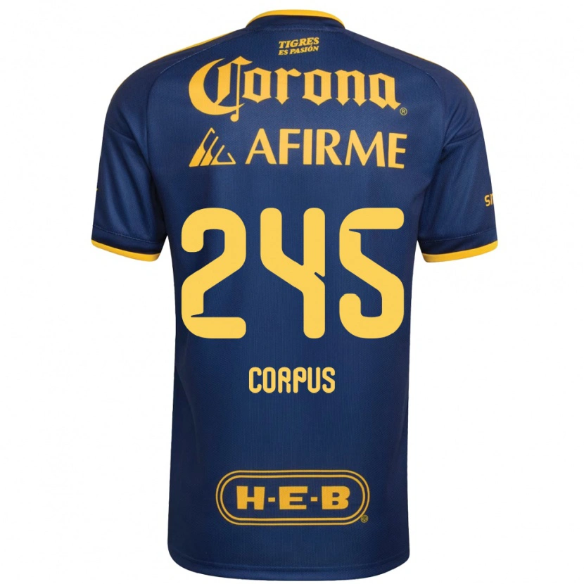 Danxen Damen Jean Corpus #245 Königsblau Gelb Auswärtstrikot Trikot 2026/27 T-Shirt