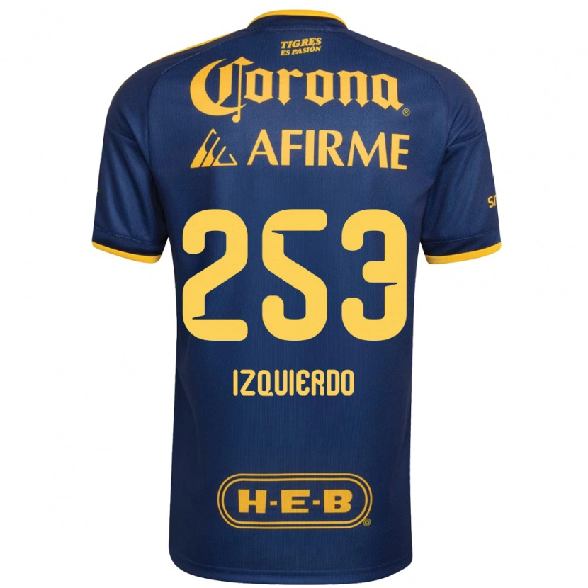 Danxen Damen Diego Izquierdo #253 Königsblau Gelb Auswärtstrikot Trikot 2026/27 T-Shirt