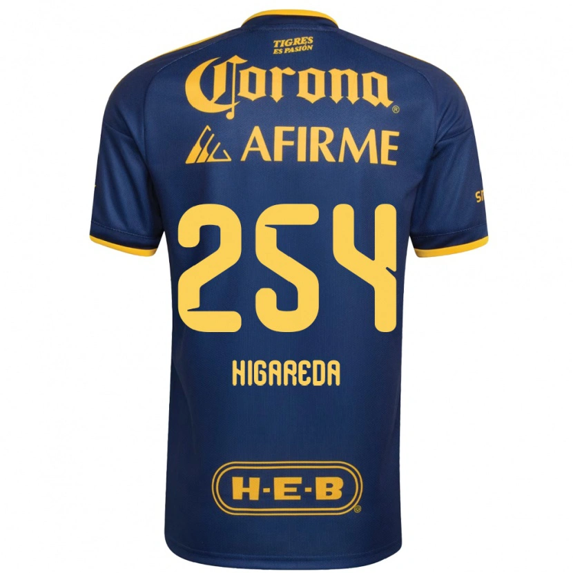 Danxen Damen Dorian Higareda #254 Königsblau Gelb Auswärtstrikot Trikot 2026/27 T-Shirt
