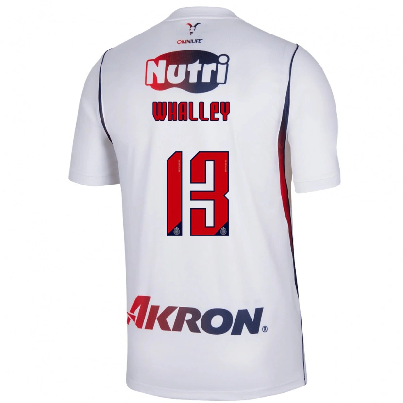 Danxen Damen Óscar Whalley #13 Rot Weiß Marineblau Auswärtstrikot Trikot 2026/27 T-Shirt