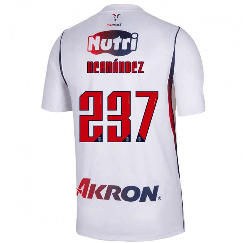 Danxen Damen Santiago Hernández #237 Rot Weiß Marineblau Auswärtstrikot Trikot 2026/27 T-Shirt
