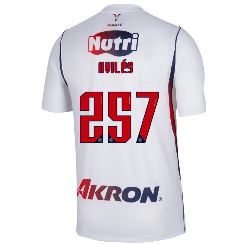 Danxen Damen Emmanuel Avilés #257 Rot Weiß Marineblau Auswärtstrikot Trikot 2026/27 T-Shirt
