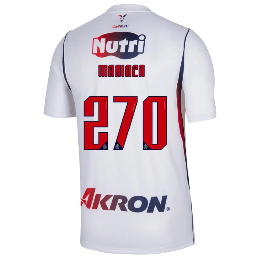 Danxen Damen Aldrin Mariaca #270 Rot Weiß Marineblau Auswärtstrikot Trikot 2026/27 T-Shirt