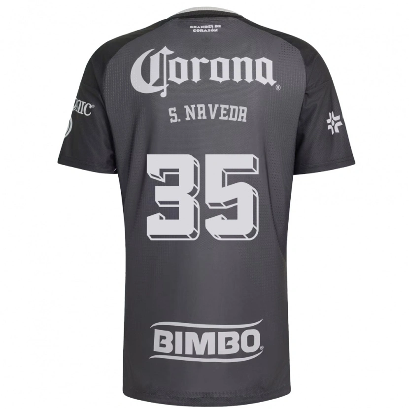 Danxen Damen Santiago Naveda #35 Grau Weiß Schwarz Auswärtstrikot Trikot 2026/27 T-Shirt