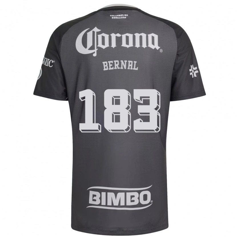 Danxen Damen David Bernal #183 Grau Weiß Schwarz Auswärtstrikot Trikot 2026/27 T-Shirt