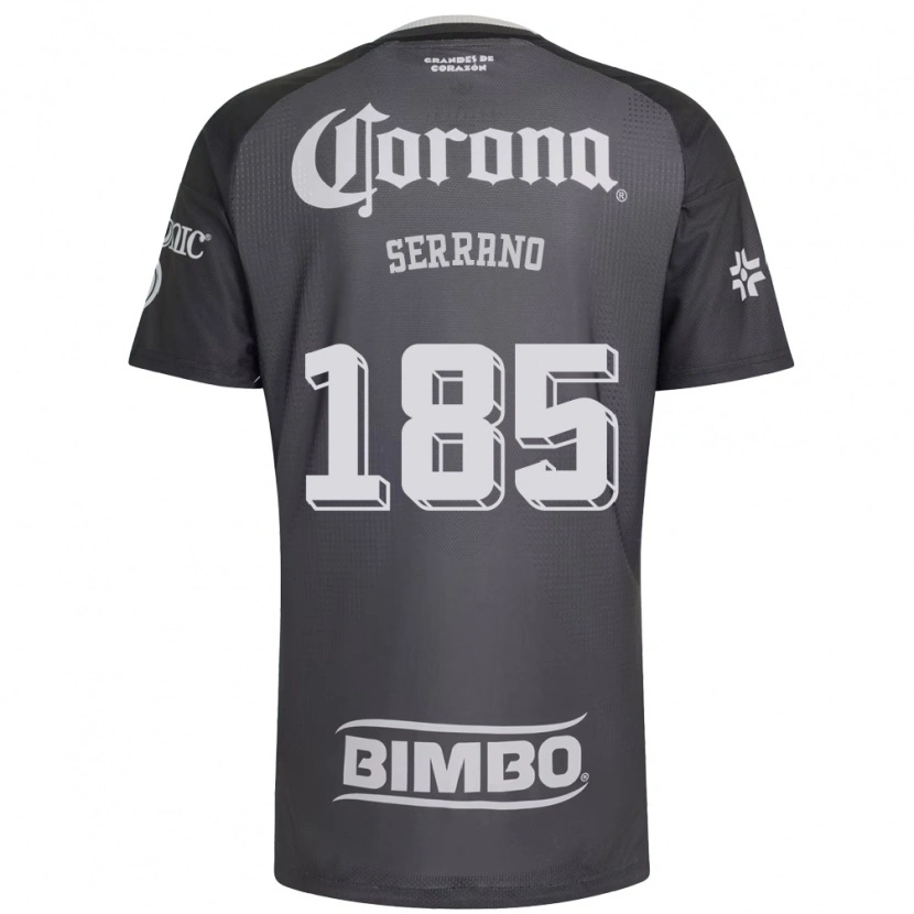 Danxen Damen Max Serrano #185 Grau Weiß Schwarz Auswärtstrikot Trikot 2026/27 T-Shirt