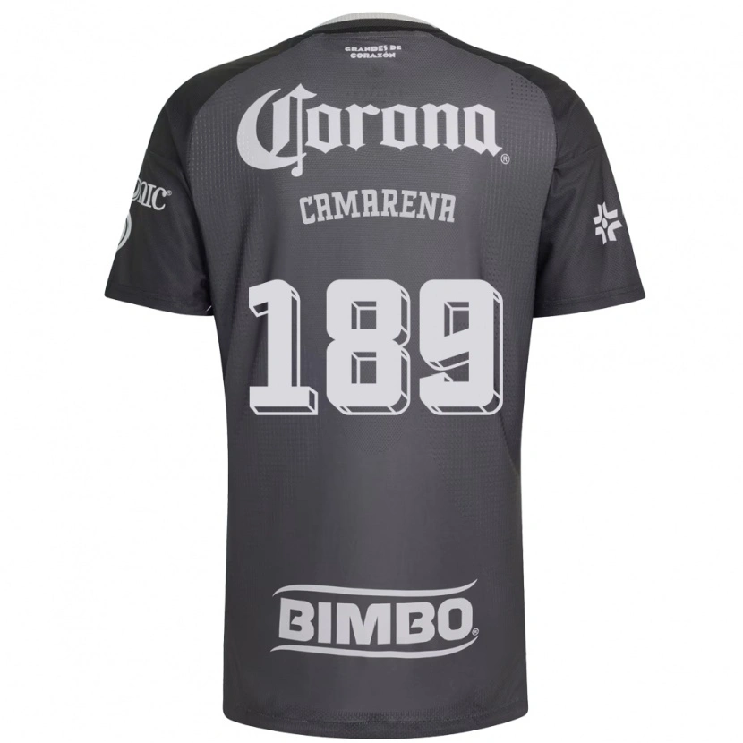 Danxen Damen Luis Camarena #189 Grau Weiß Schwarz Auswärtstrikot Trikot 2026/27 T-Shirt