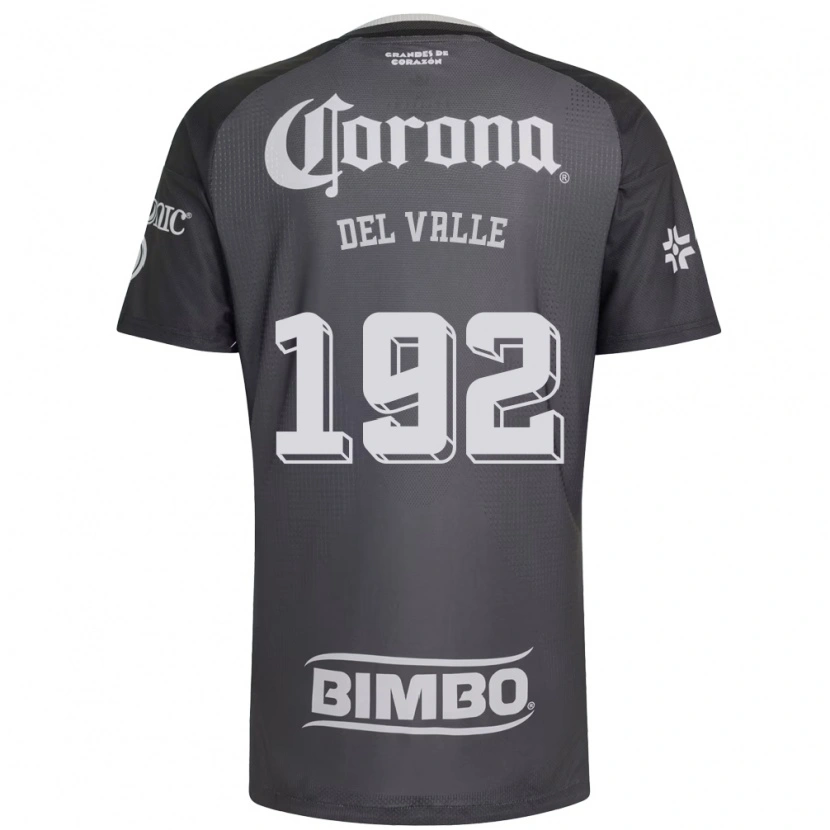 Danxen Damen Yonathan Del Valle #192 Grau Weiß Schwarz Auswärtstrikot Trikot 2026/27 T-Shirt