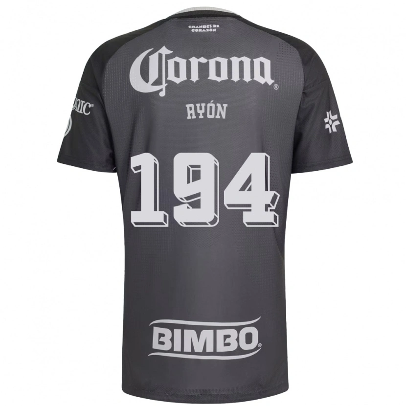 Danxen Damen César Ayón #194 Grau Weiß Schwarz Auswärtstrikot Trikot 2026/27 T-Shirt