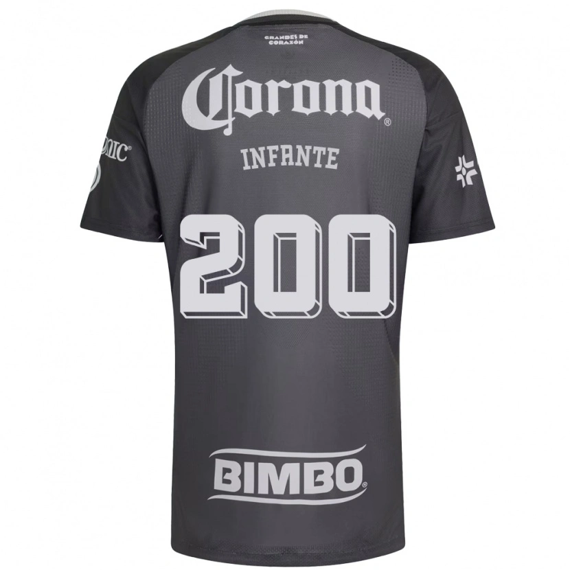 Danxen Damen Armando Infante #200 Grau Weiß Schwarz Auswärtstrikot Trikot 2026/27 T-Shirt