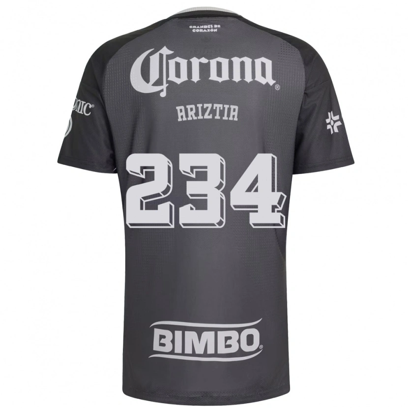 Danxen Damen Íñigo Ariztia #234 Grau Weiß Schwarz Auswärtstrikot Trikot 2026/27 T-Shirt