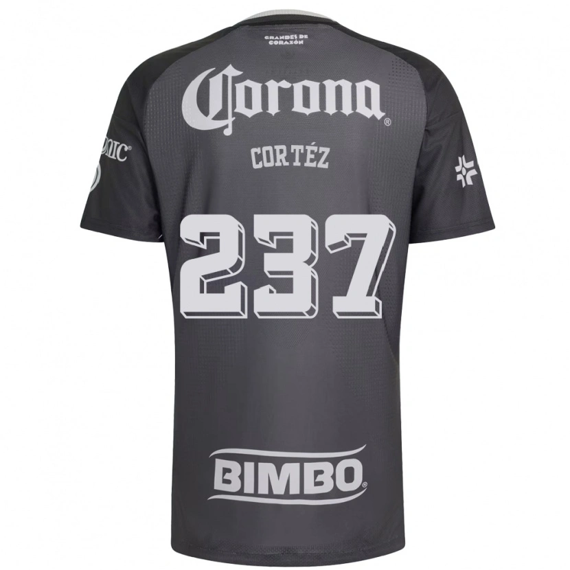 Danxen Damen Guillermo Cortéz #237 Grau Weiß Schwarz Auswärtstrikot Trikot 2026/27 T-Shirt
