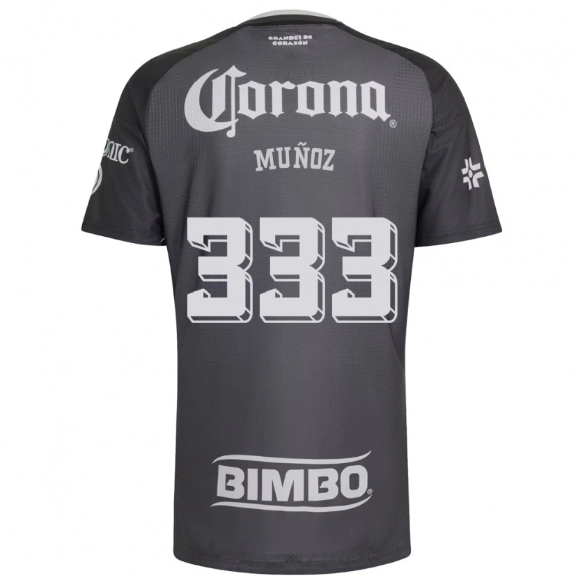 Danxen Damen Aarón Muñoz #333 Grau Weiß Schwarz Auswärtstrikot Trikot 2026/27 T-Shirt