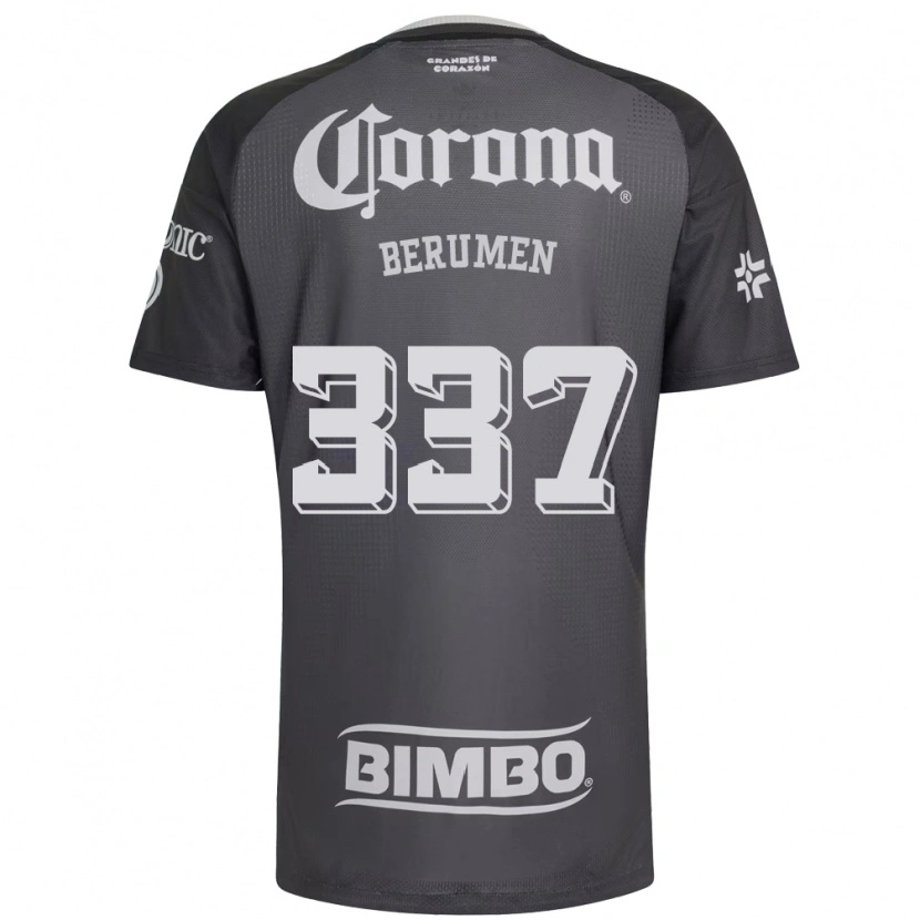 Danxen Damen Gabriel Berumen #337 Grau Weiß Schwarz Auswärtstrikot Trikot 2026/27 T-Shirt