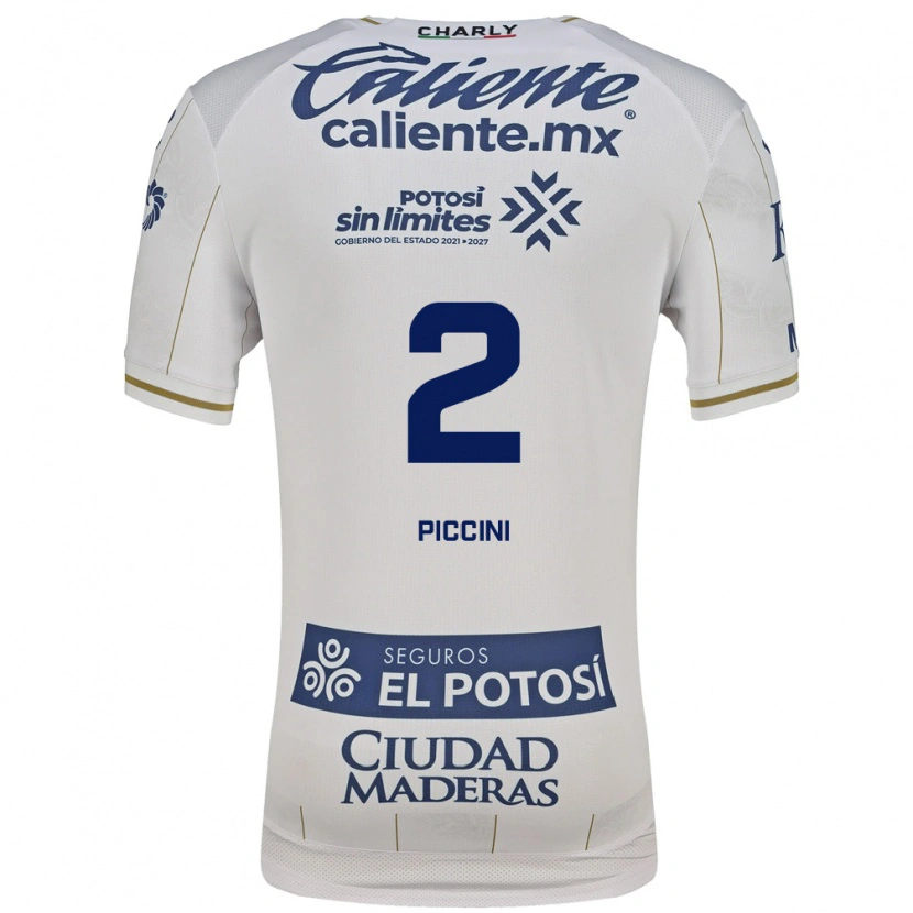 Danxen Damen Cristiano Piccini #2 Weiß Blau Auswärtstrikot Trikot 2026/27 T-Shirt