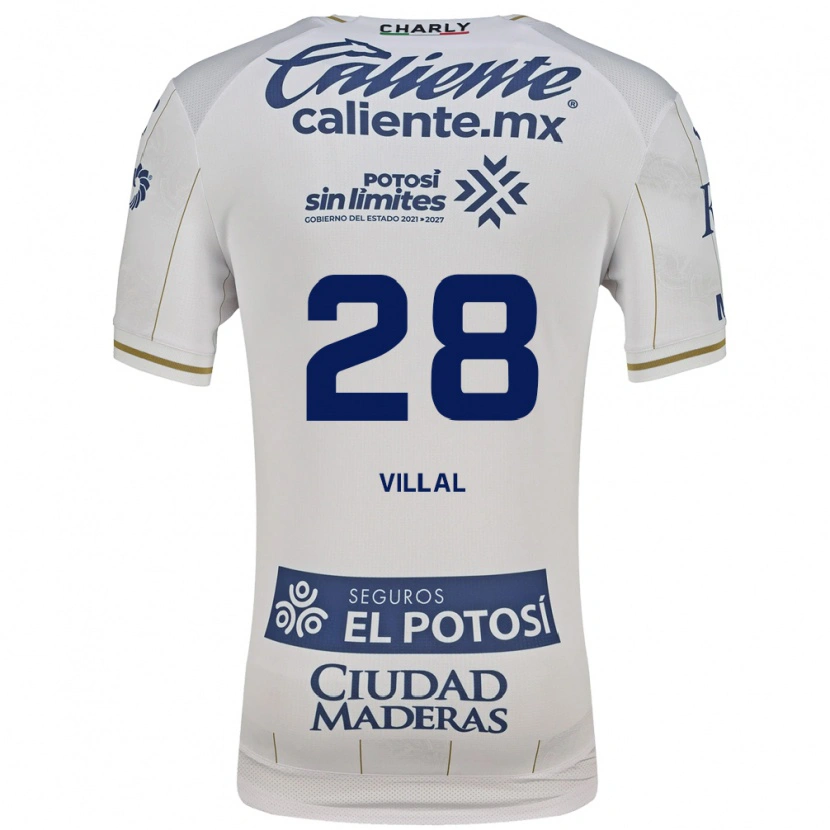 Danxen Damen Jonantán Villal #28 Weiß Blau Auswärtstrikot Trikot 2026/27 T-Shirt