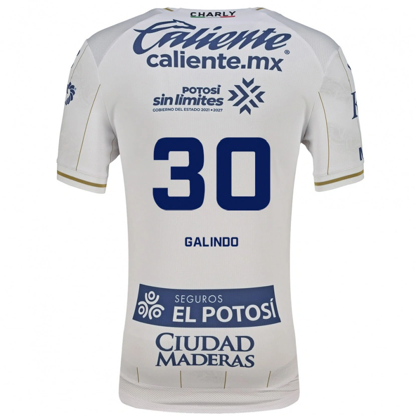 Danxen Damen Benjamín Galindo #30 Weiß Blau Auswärtstrikot Trikot 2026/27 T-Shirt