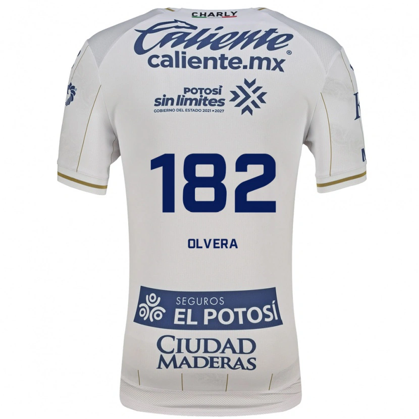 Danxen Damen Artemio Olvera #182 Weiß Blau Auswärtstrikot Trikot 2026/27 T-Shirt