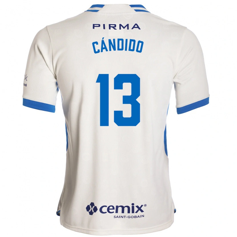 Danxen Damen Camilo Cándido #13 Weiß Blau Rot Auswärtstrikot Trikot 2026/27 T-Shirt
