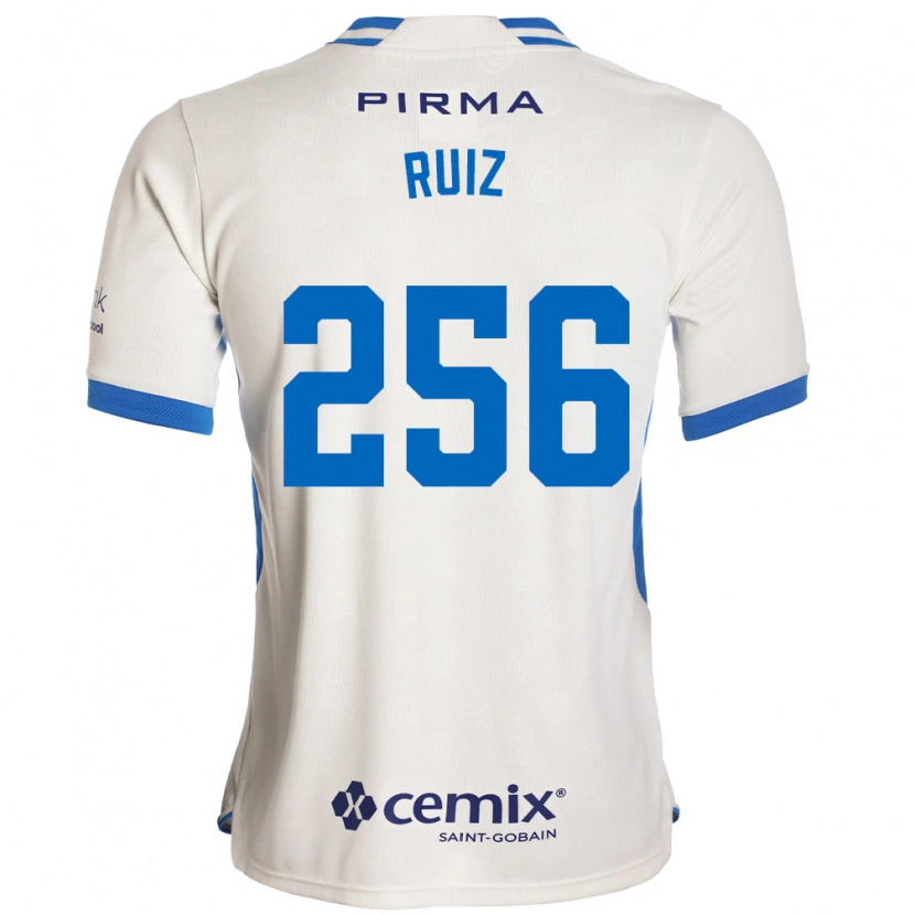 Danxen Damen Fernando Ruiz #256 Weiß Blau Rot Auswärtstrikot Trikot 2026/27 T-Shirt
