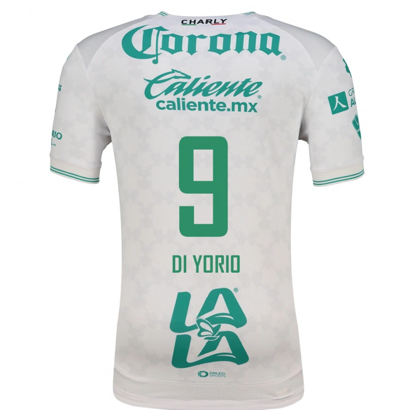 Danxen Damen Lucas Di Yorio #9 Hellgrün Weiß Auswärtstrikot Trikot 2026/27 T-Shirt