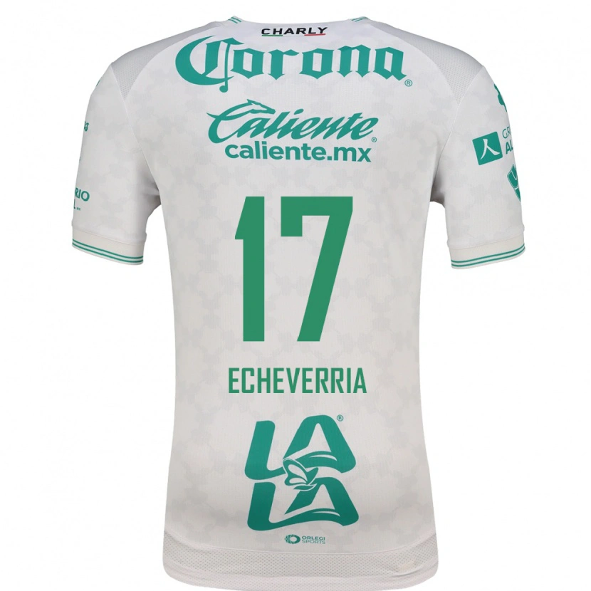 Danxen Damen Emmanuel Echeverría #17 Hellgrün Weiß Auswärtstrikot Trikot 2026/27 T-Shirt