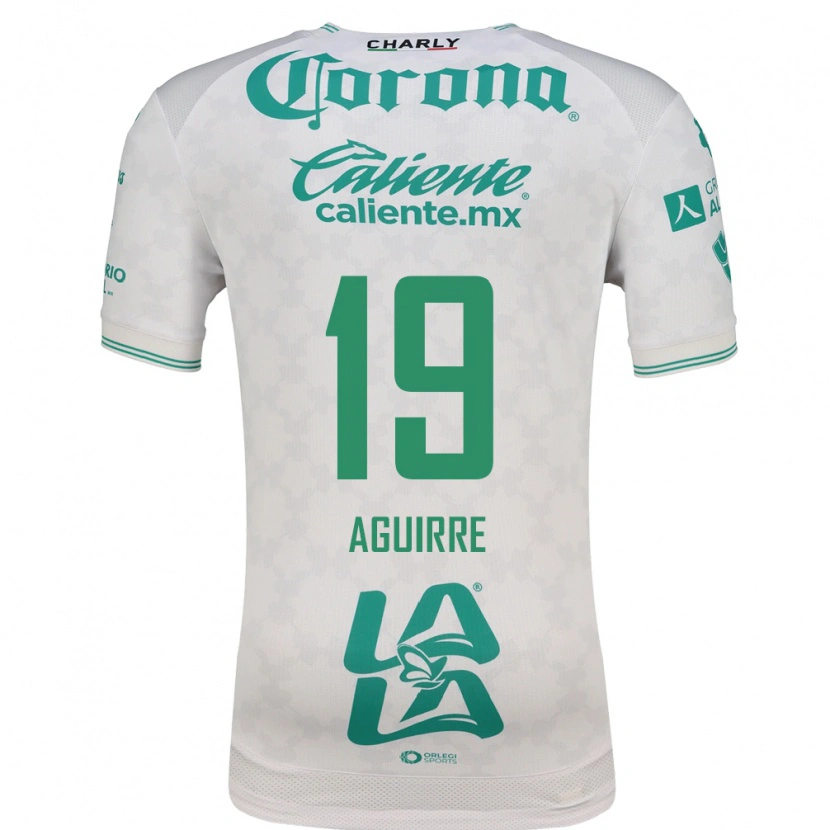 Danxen Damen Eduardo Aguirre #19 Hellgrün Weiß Auswärtstrikot Trikot 2026/27 T-Shirt