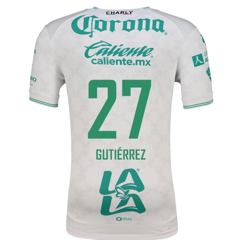 Danxen Damen Luis Gutiérrez #27 Hellgrün Weiß Auswärtstrikot Trikot 2026/27 T-Shirt