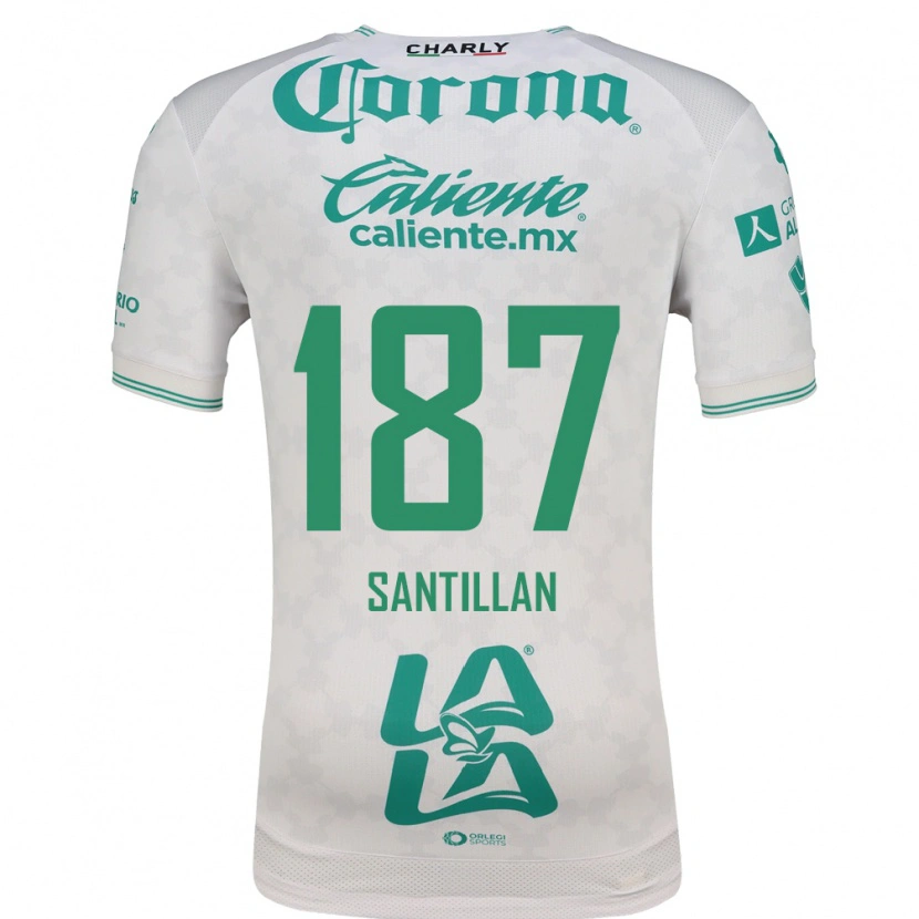 Danxen Damen Emilio Santillán #187 Hellgrün Weiß Auswärtstrikot Trikot 2026/27 T-Shirt