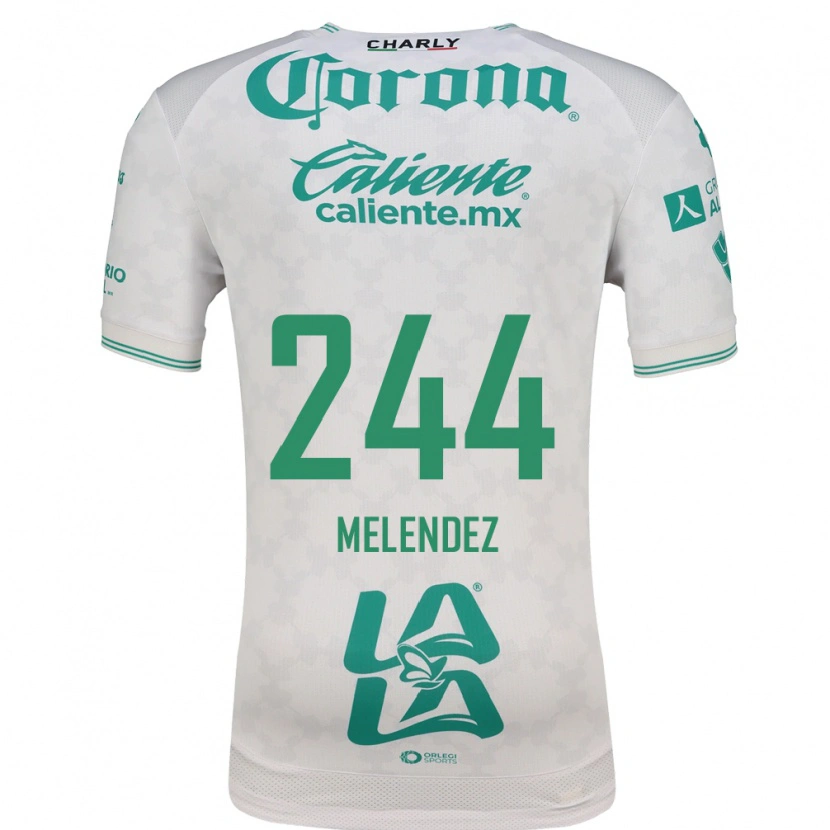 Danxen Damen Carlos Meléndez #244 Hellgrün Weiß Auswärtstrikot Trikot 2026/27 T-Shirt