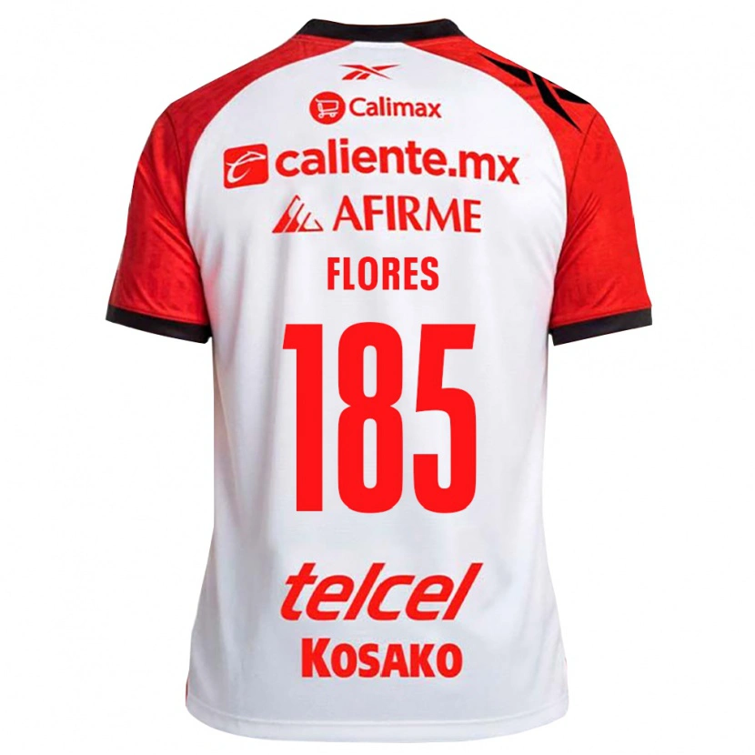 Danxen Damen Ismael Flores #185 Weiß Schwarz Rot Auswärtstrikot Trikot 2026/27 T-Shirt