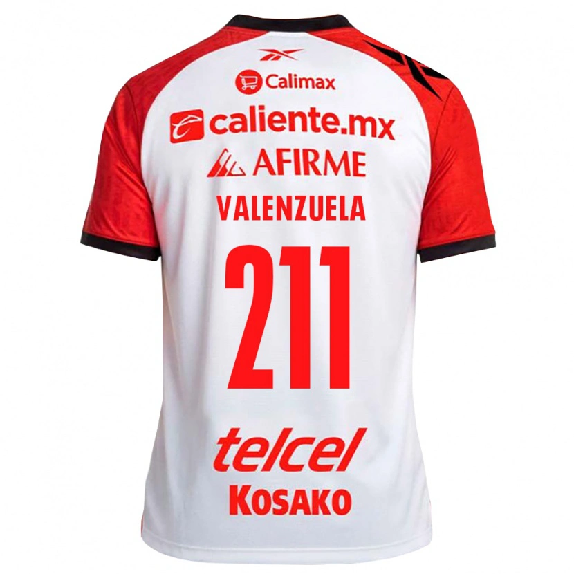 Danxen Damen Aldieri Valenzuela #211 Weiß Schwarz Rot Auswärtstrikot Trikot 2026/27 T-Shirt