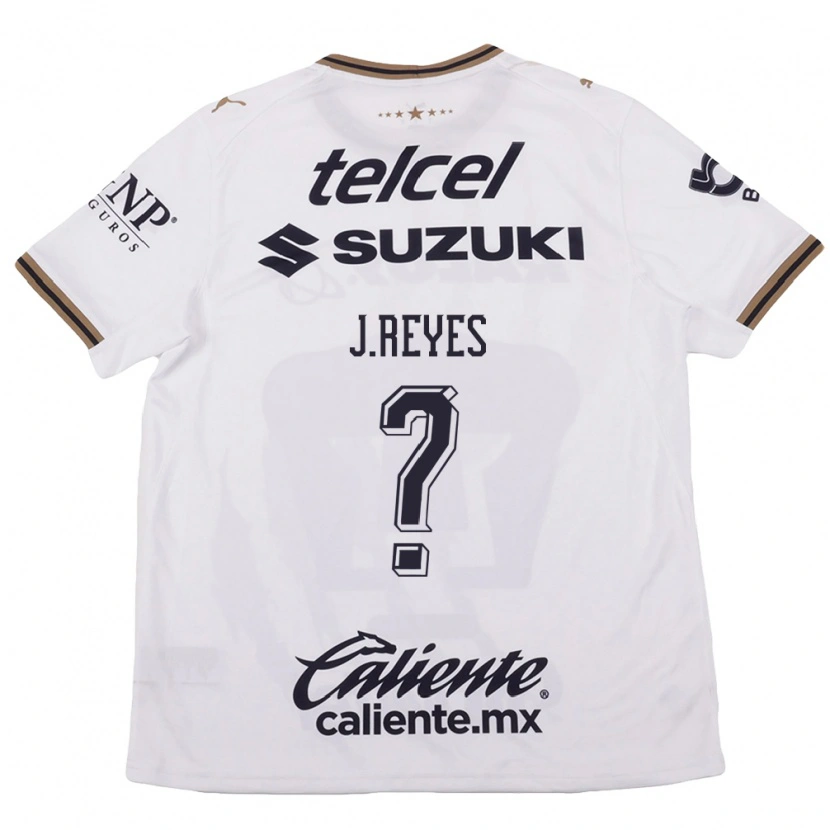 Danxen Damen Joaquín Reyes #0 Weiß Schwarz Braun Auswärtstrikot Trikot 2026/27 T-Shirt