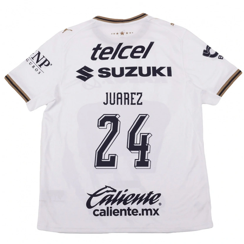 Danxen Damen Gabriela Juarez #24 Weiß Schwarz Braun Auswärtstrikot Trikot 2026/27 T-Shirt