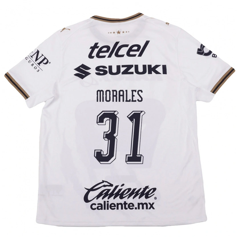 Danxen Damen Robert Morales #31 Weiß Schwarz Braun Auswärtstrikot Trikot 2026/27 T-Shirt
