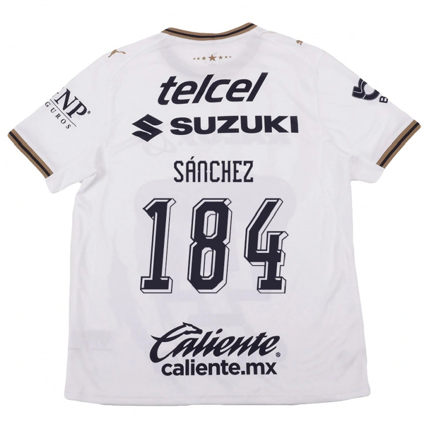 Danxen Damen Manuel Sánchez #184 Weiß Schwarz Braun Auswärtstrikot Trikot 2026/27 T-Shirt