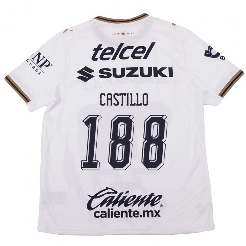 Danxen Damen Christian Castillo #188 Weiß Schwarz Braun Auswärtstrikot Trikot 2026/27 T-Shirt