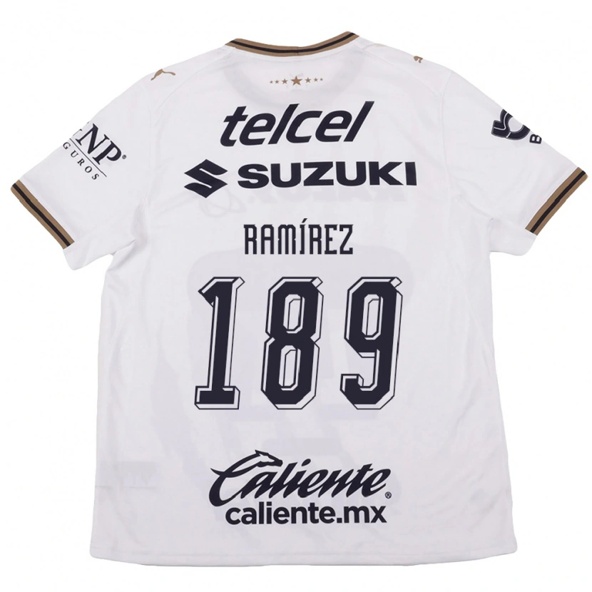 Danxen Damen Héctor Ramírez #189 Weiß Schwarz Braun Auswärtstrikot Trikot 2026/27 T-Shirt