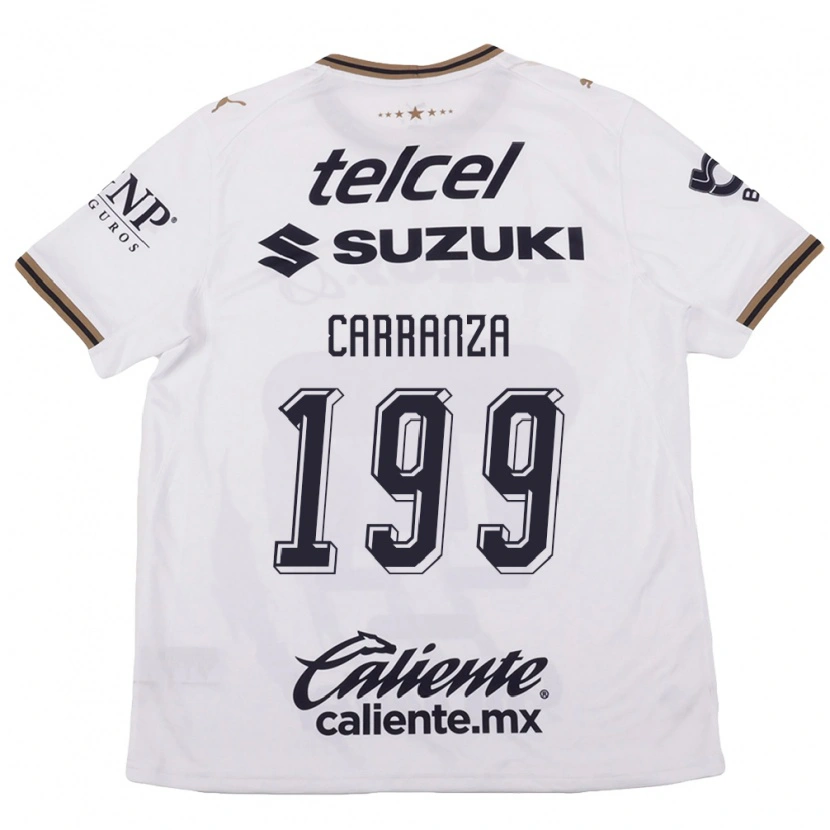 Danxen Damen Kléber Carranza #199 Weiß Schwarz Braun Auswärtstrikot Trikot 2026/27 T-Shirt
