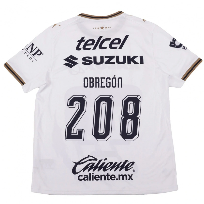 Danxen Damen Jaime Obregón #208 Weiß Schwarz Braun Auswärtstrikot Trikot 2026/27 T-Shirt