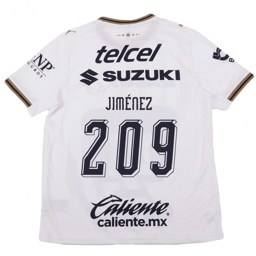 Danxen Damen Norberto Jiménez #209 Weiß Schwarz Braun Auswärtstrikot Trikot 2026/27 T-Shirt