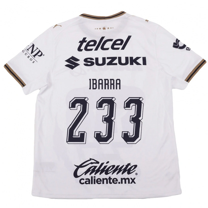 Danxen Damen Pablo Ibarra #233 Weiß Schwarz Braun Auswärtstrikot Trikot 2026/27 T-Shirt