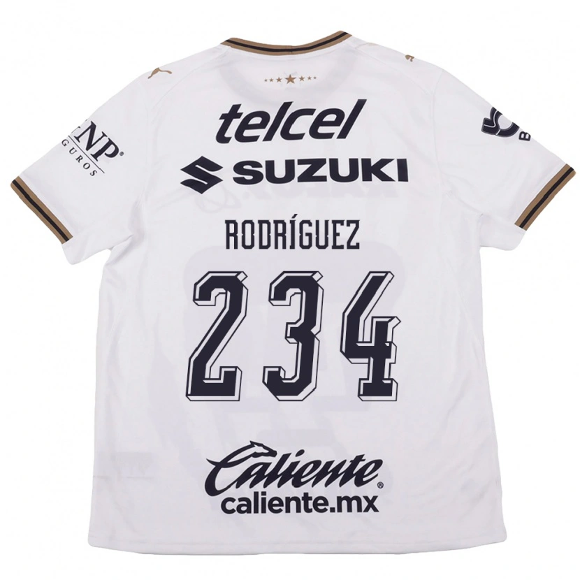 Danxen Damen Axel Rodríguez #234 Weiß Schwarz Braun Auswärtstrikot Trikot 2026/27 T-Shirt