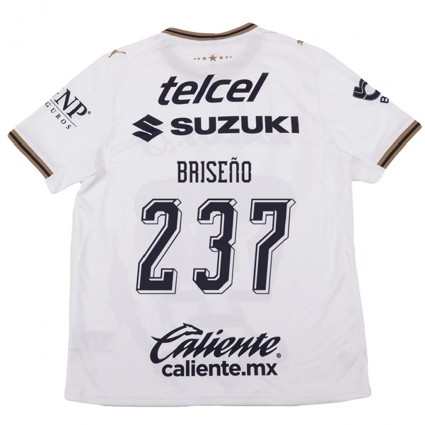 Danxen Damen Juan Briseño #237 Weiß Schwarz Braun Auswärtstrikot Trikot 2026/27 T-Shirt