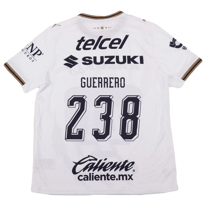 Danxen Damen André Guerrero #238 Weiß Schwarz Braun Auswärtstrikot Trikot 2026/27 T-Shirt