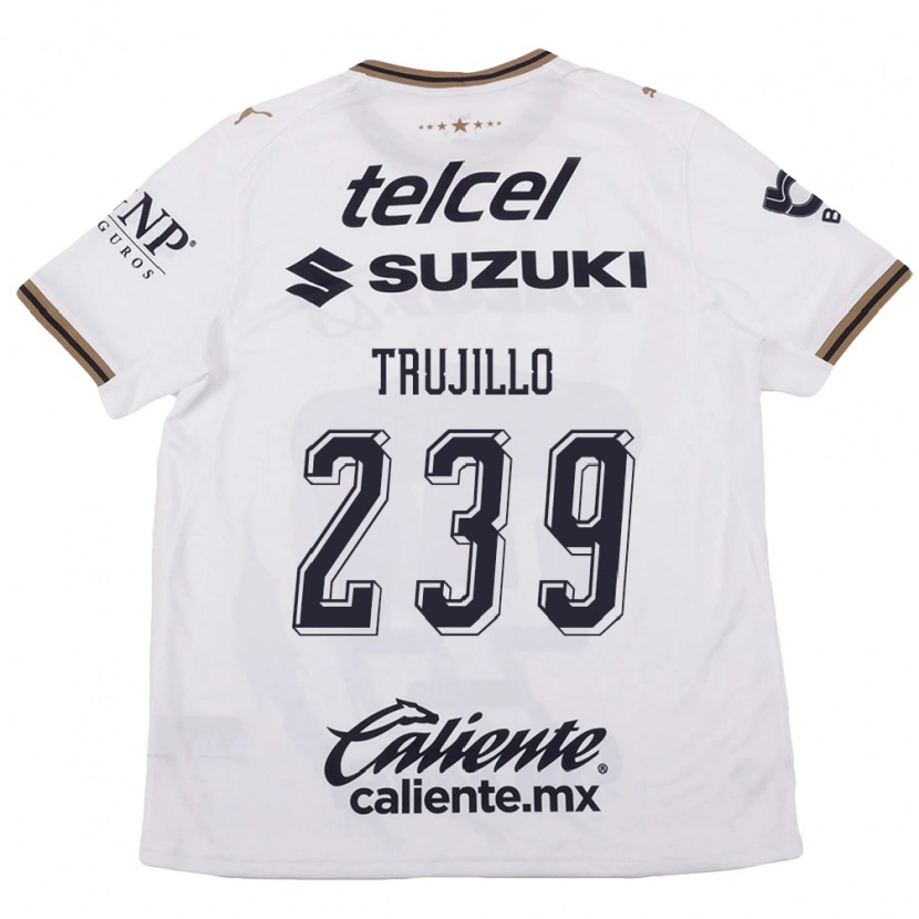 Danxen Damen Axel Trujillo #239 Weiß Schwarz Braun Auswärtstrikot Trikot 2026/27 T-Shirt