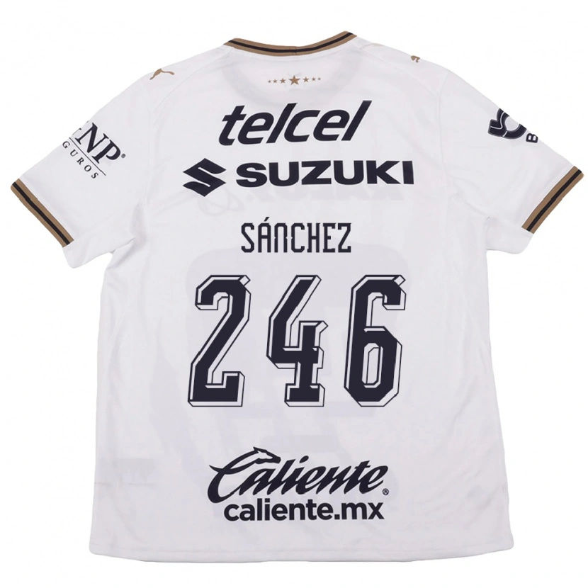 Danxen Damen Oswaldo Sánchez #246 Weiß Schwarz Braun Auswärtstrikot Trikot 2026/27 T-Shirt