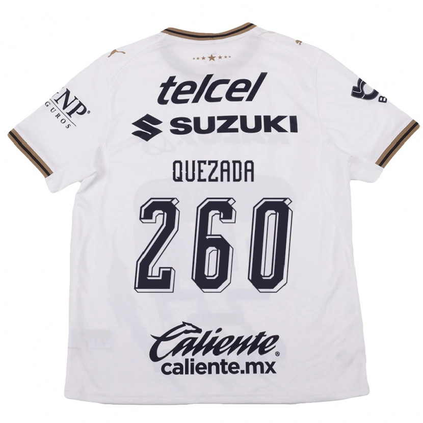 Danxen Damen Héctor Quezada #260 Weiß Schwarz Braun Auswärtstrikot Trikot 2026/27 T-Shirt