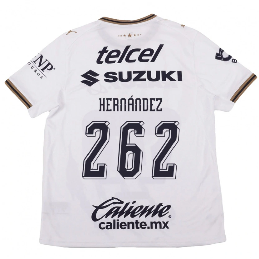 Danxen Damen Roberto Hernández #262 Weiß Schwarz Braun Auswärtstrikot Trikot 2026/27 T-Shirt
